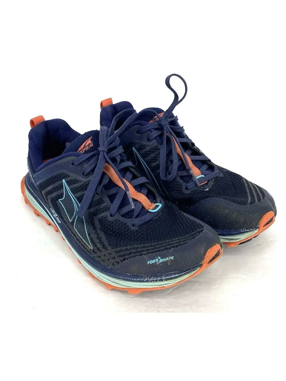 Altra Timp 1.5 Trail Running Shoes Womens 8.5 Navy Blue FootShape Hiking